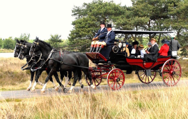 Koetstocht gezelschapswagen