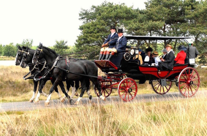 Koetstocht gezelschapswagen